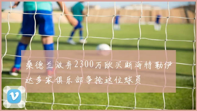 桑德兰放弃2300万欧买断海特勒伊达多家俱乐部争抢这位球员